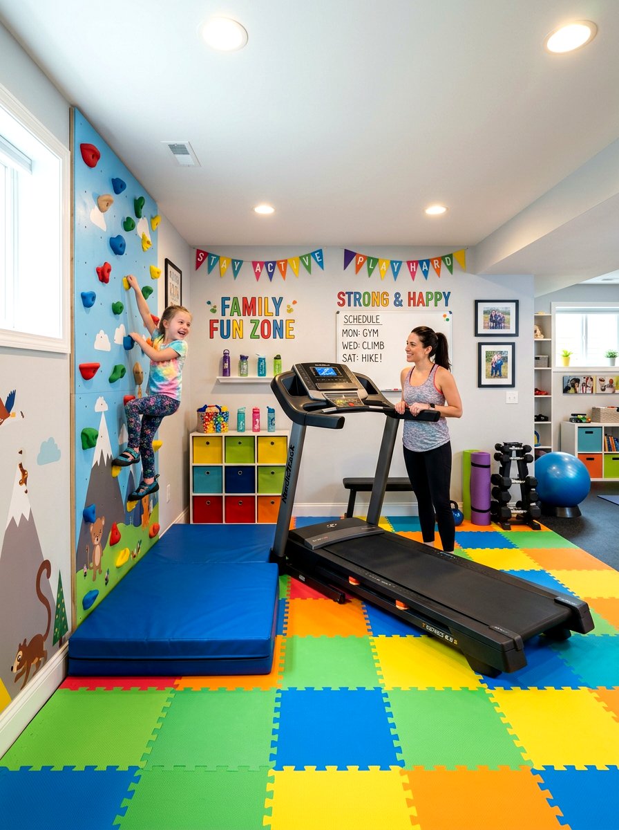 Basement Gym Kids Zone - 30 basement gym ideas