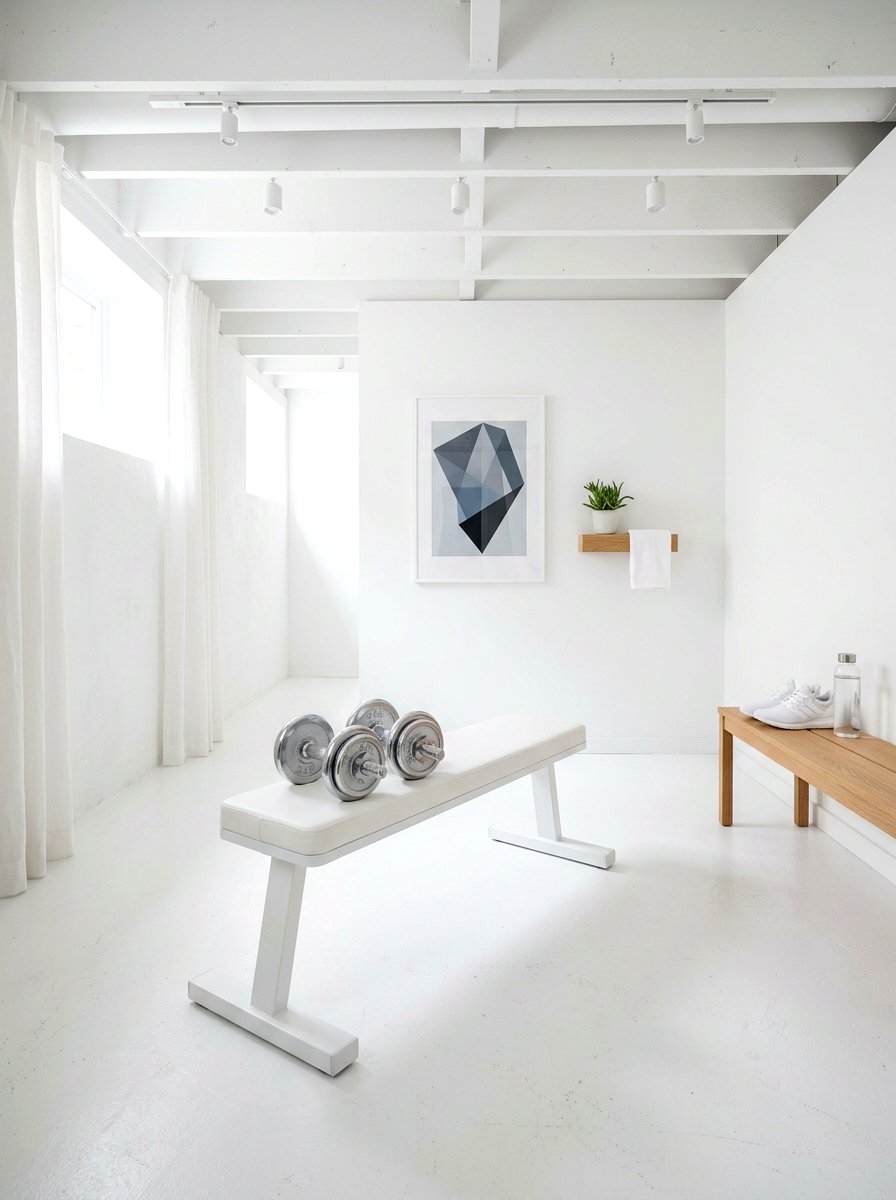Basement Gym Minimalist Design - 30 basement gym ideas