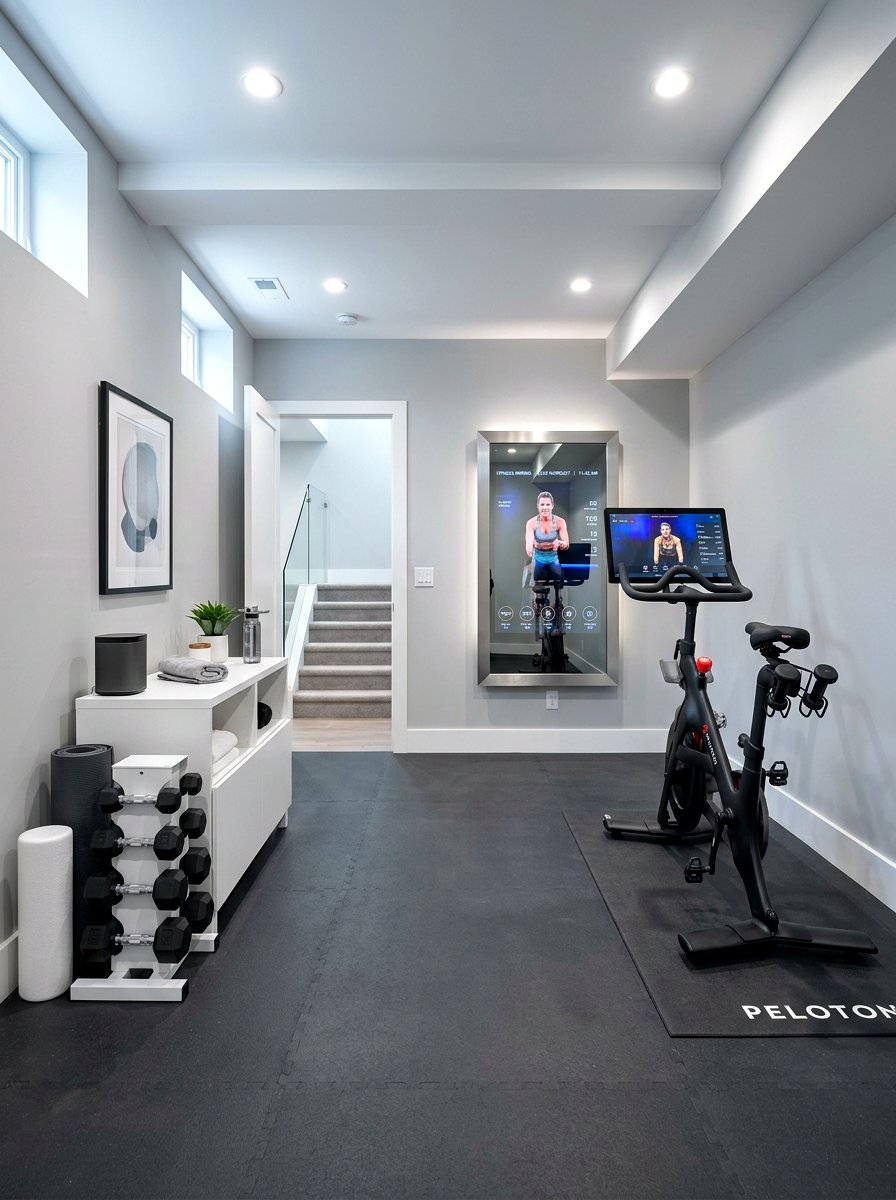 Basement Gym Smart Equipment - 30 basement gym ideas