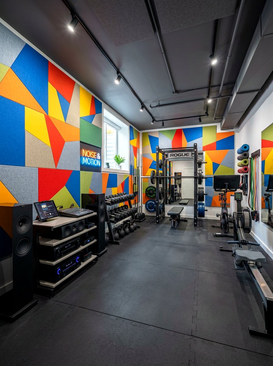 Basement Gym Soundproof Panels - 30 basement gym ideas