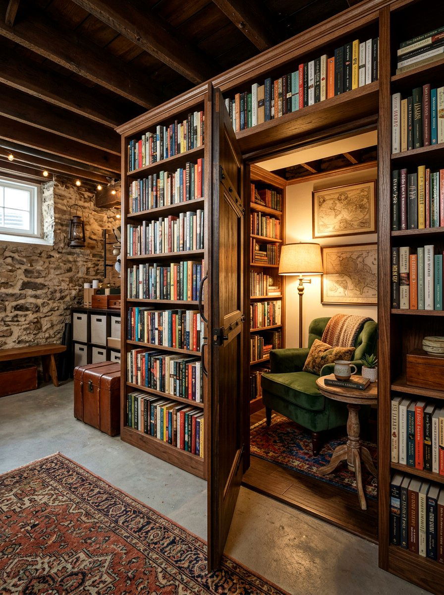 Basement Hidden Room - 30 finished basement ideas