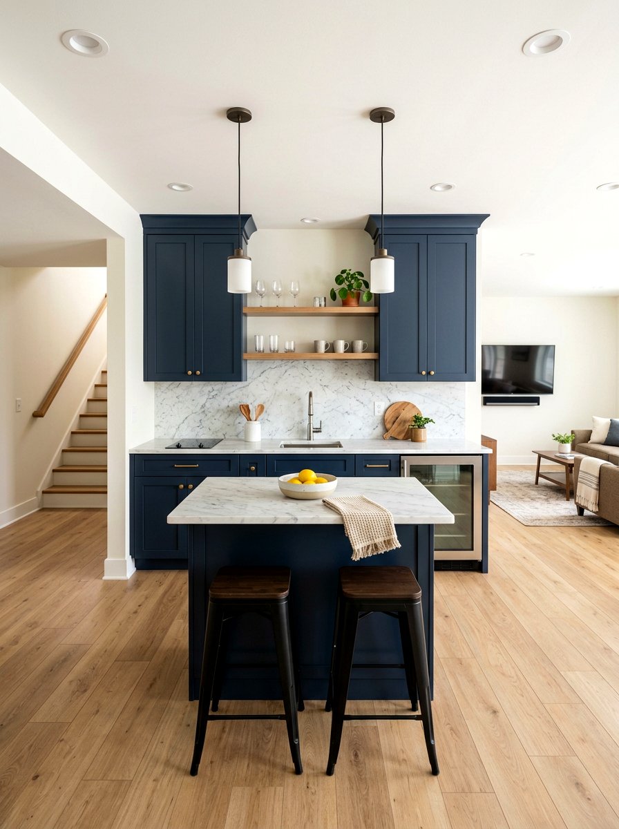 Basement Kitchenette - 30 finished basement ideas
