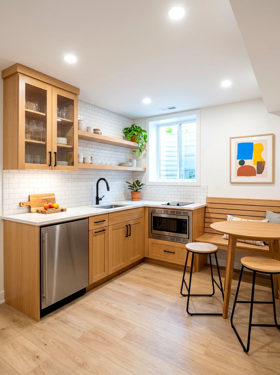 Basement Kitchenette - 30 second kitchen ideas