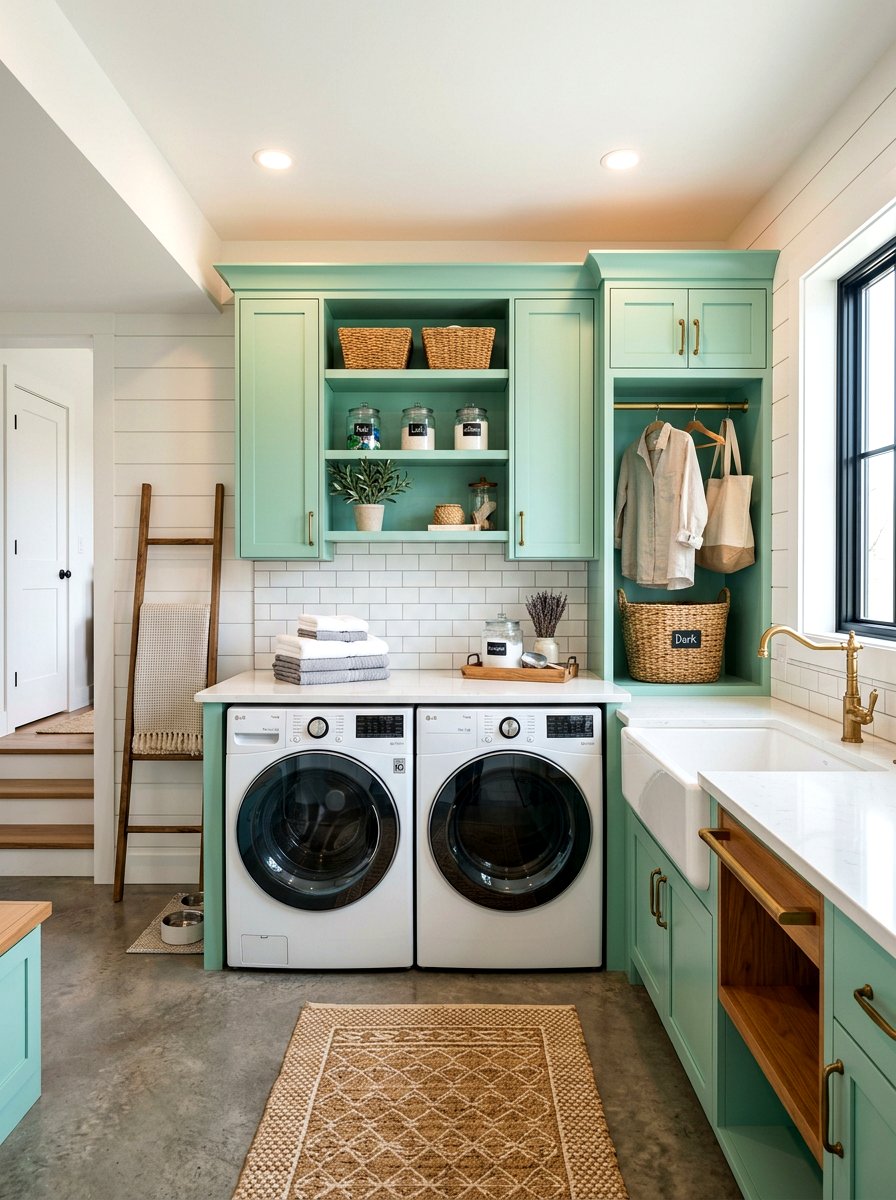 Basement Laundry Room - 30 finished basement ideas