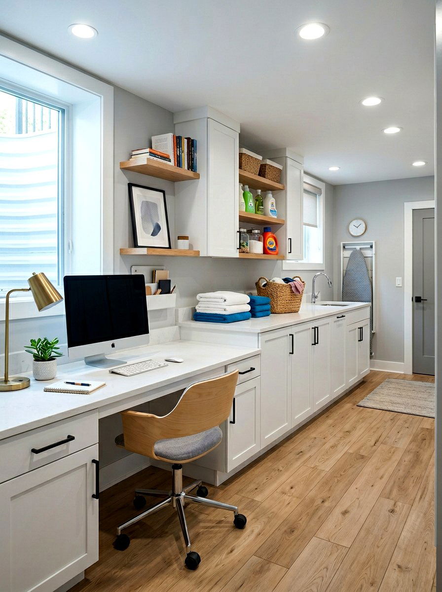 Basement Office Laundry Room Layout - 30 basement office ideas