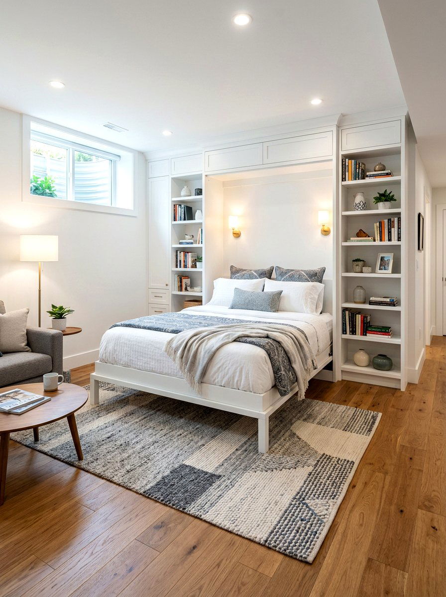Basement Suite Murphy Bed - 30 basement guest suite ideas