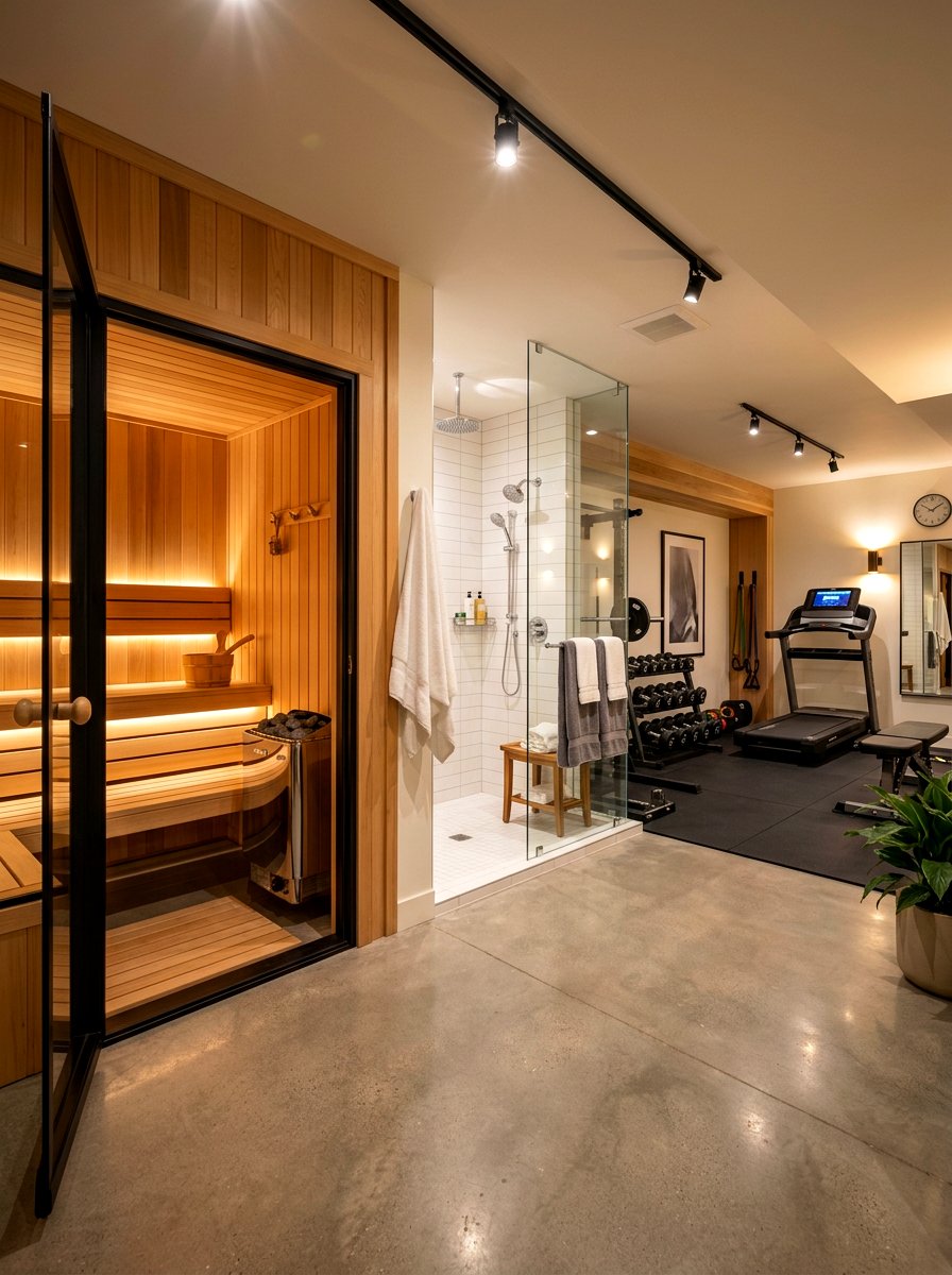 Basement Wellness Sauna - 30 sauna room ideas
