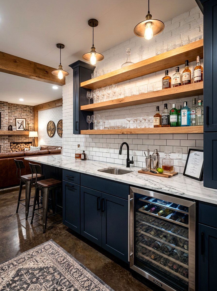 Basement Wet Bar - 30 kitchenette design ideas