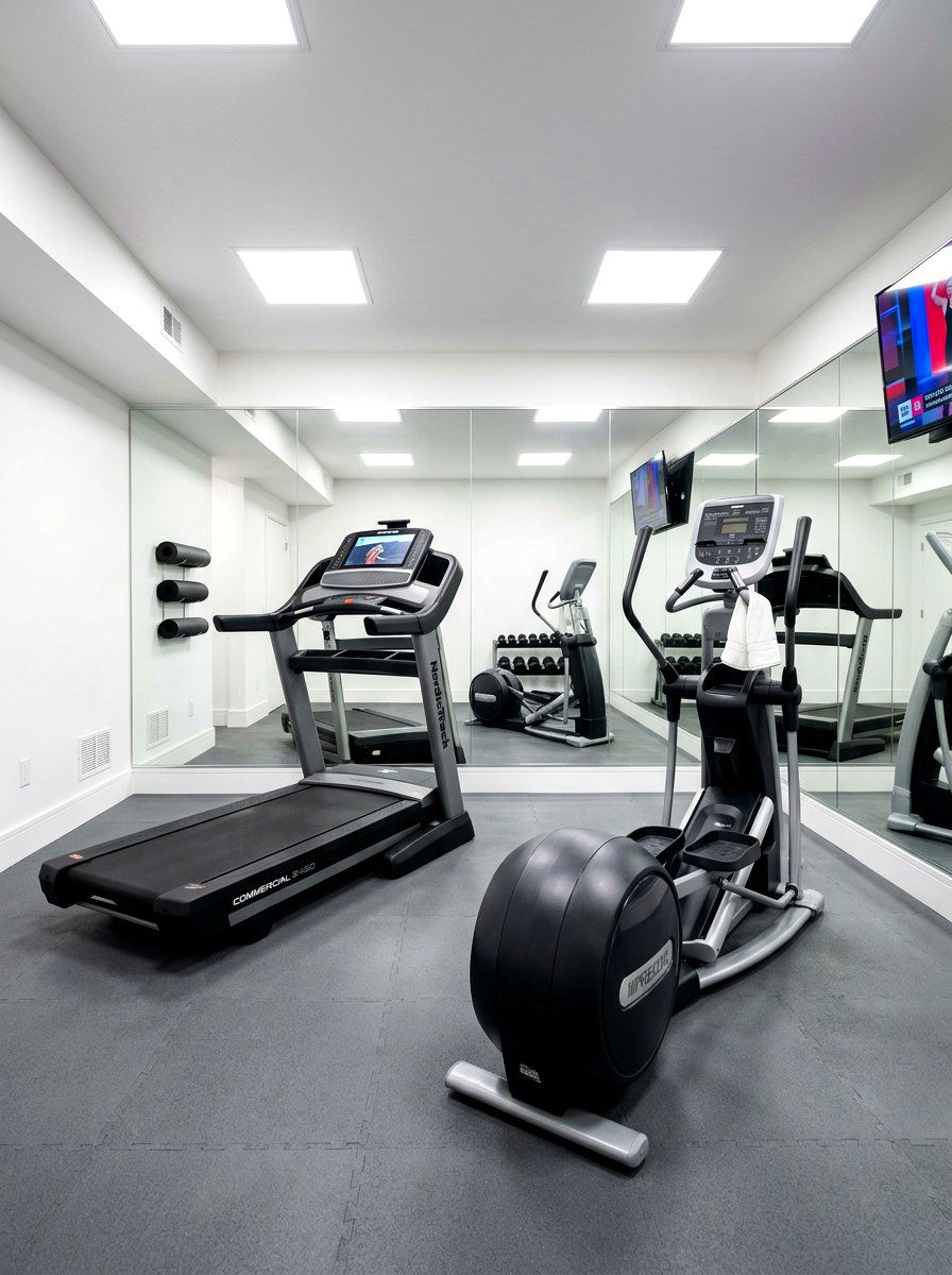 Basement gym - 30 home gym ideas