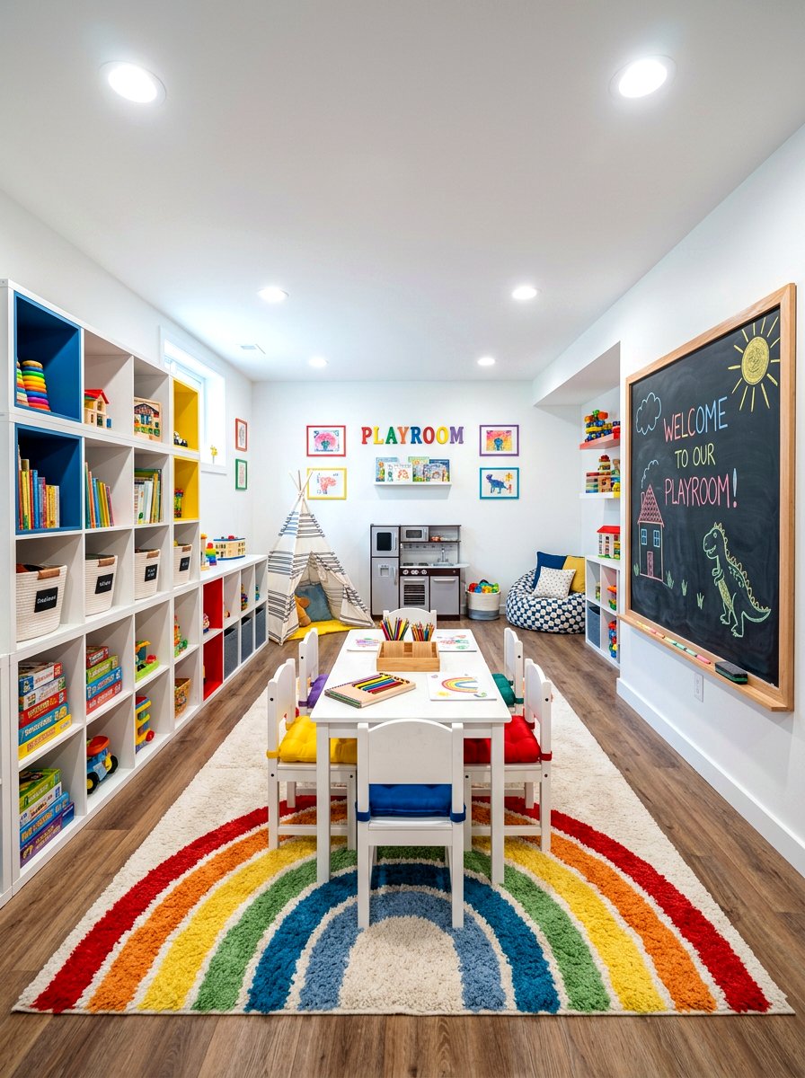 Basement kids playroom - 30 basement ideas