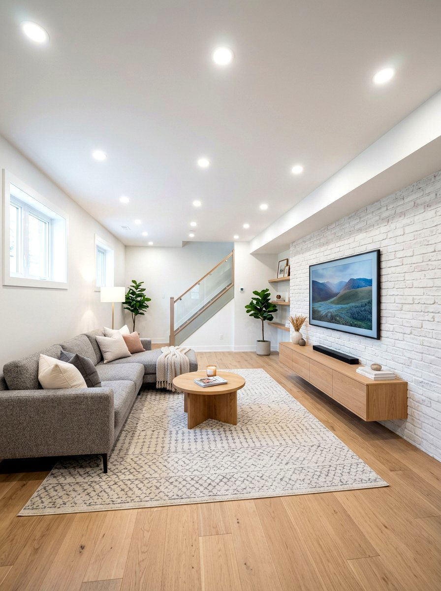 Basement limewash brick update - 30 limewashed brick wall ideas