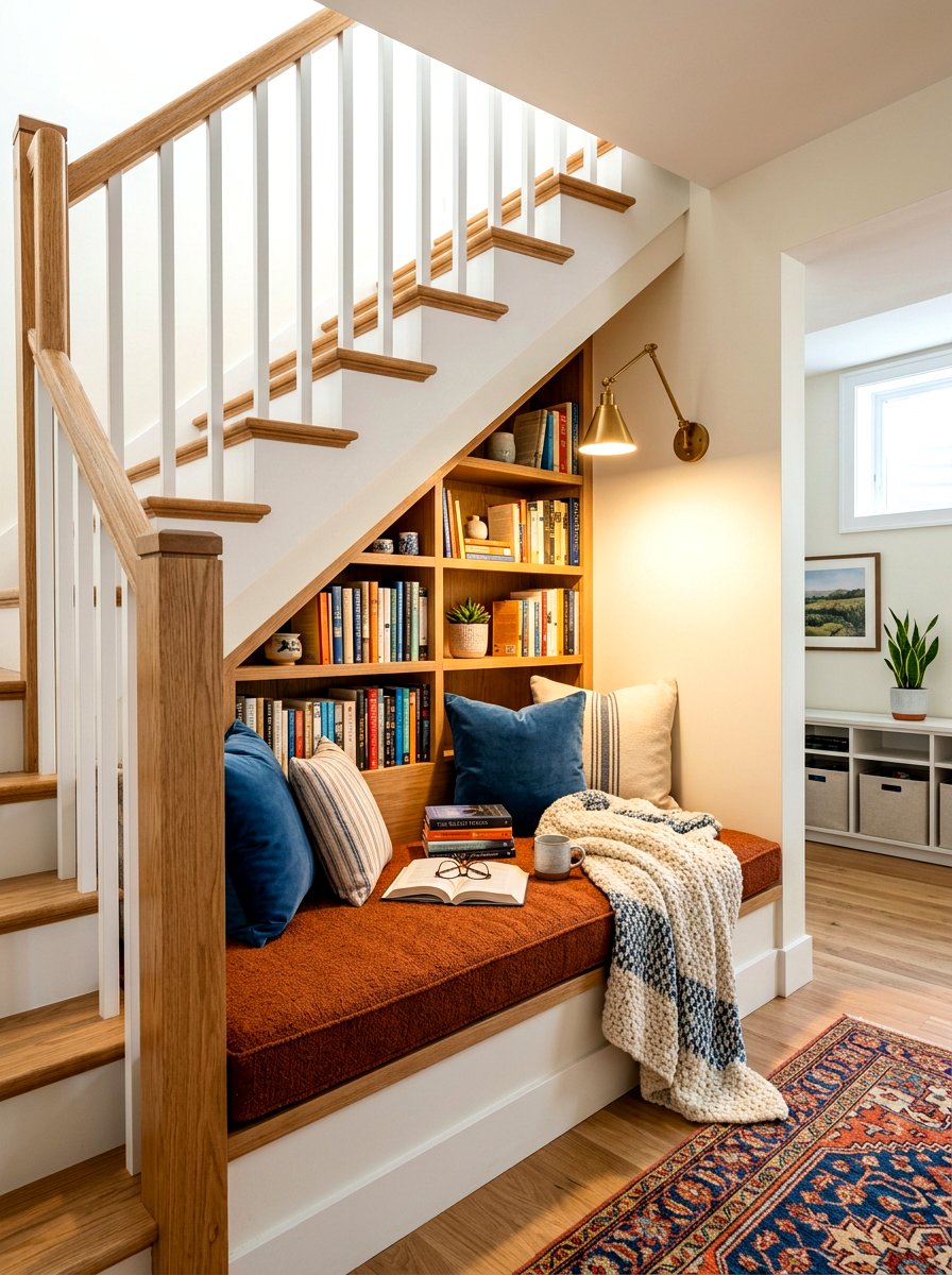 Basement reading nook - 30 basement ideas