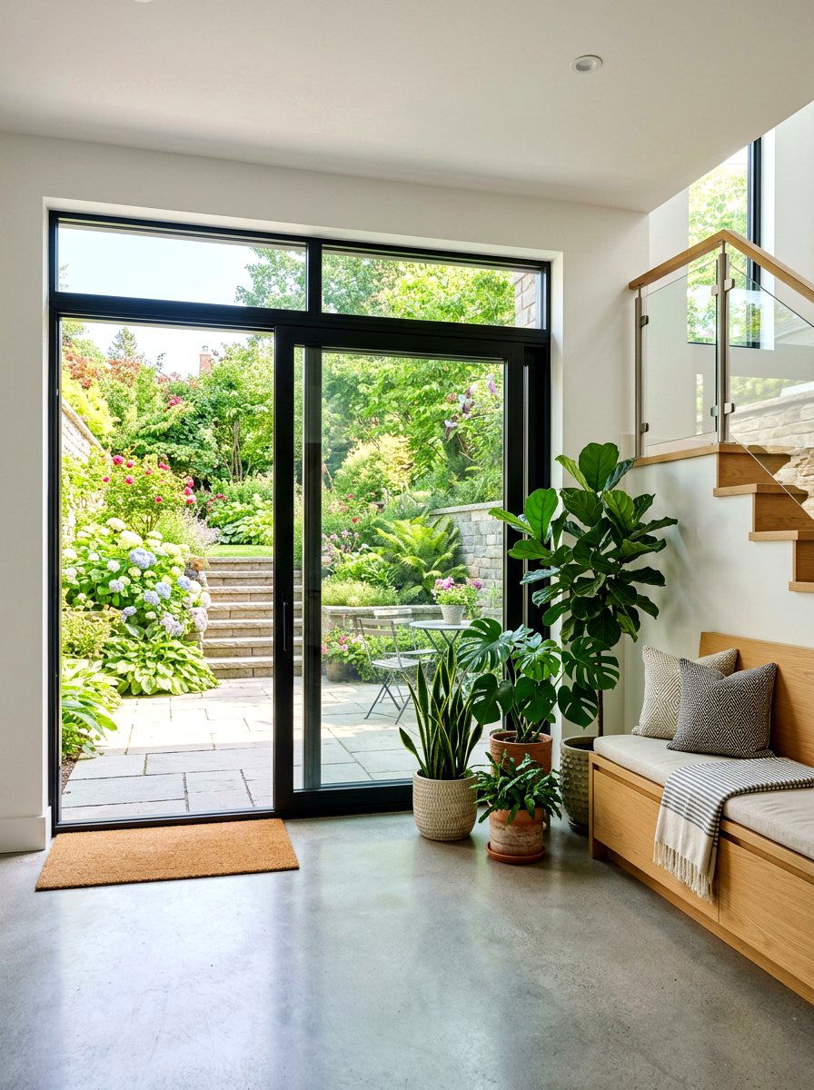 Basement walkout entry - 30 basement ideas