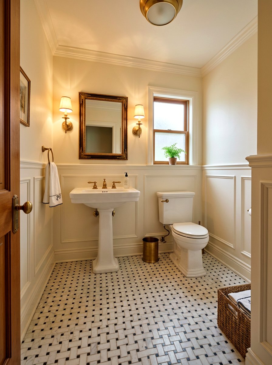 Basketweave Tile Floor - 30 tile floor pattern ideas
