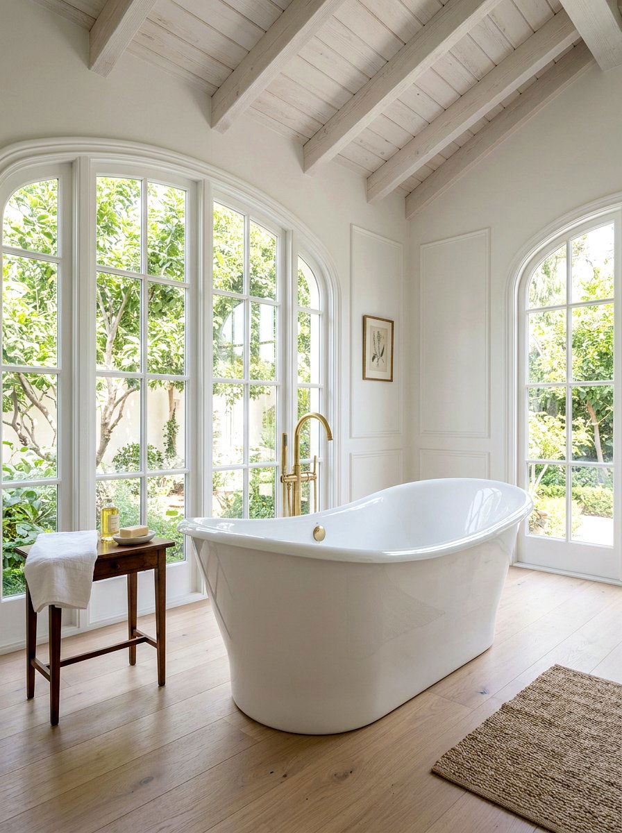 Bateau Style Freestanding Tub - 30 freestanding tub ideas