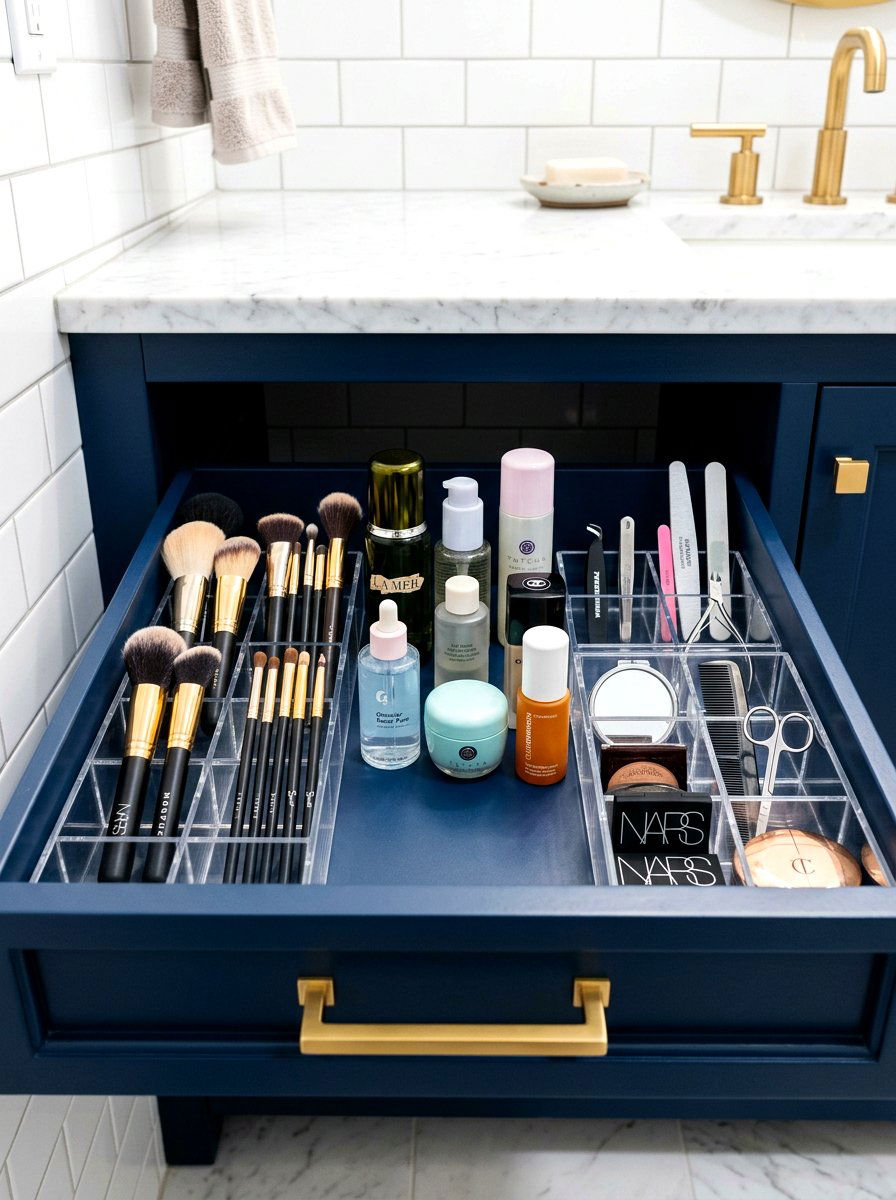 Bathroom Drawer Divider - 30 bathroom organization ideas