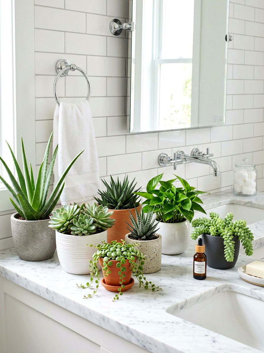 Bathroom Humidity Loving Succulents - 30 indoor succulent garden ideas