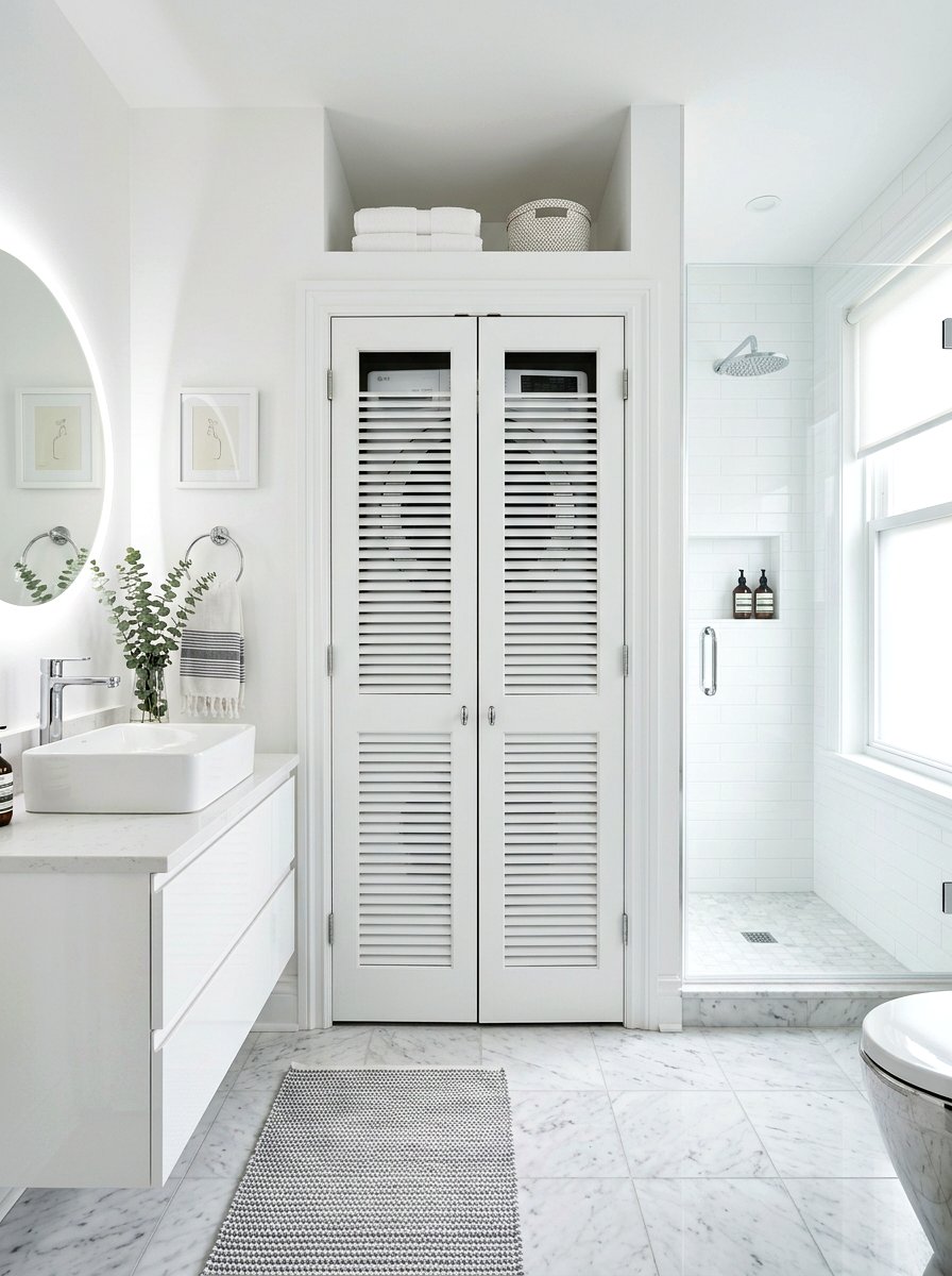 Bathroom Laundry Closet - 30 multipurpose room ideas