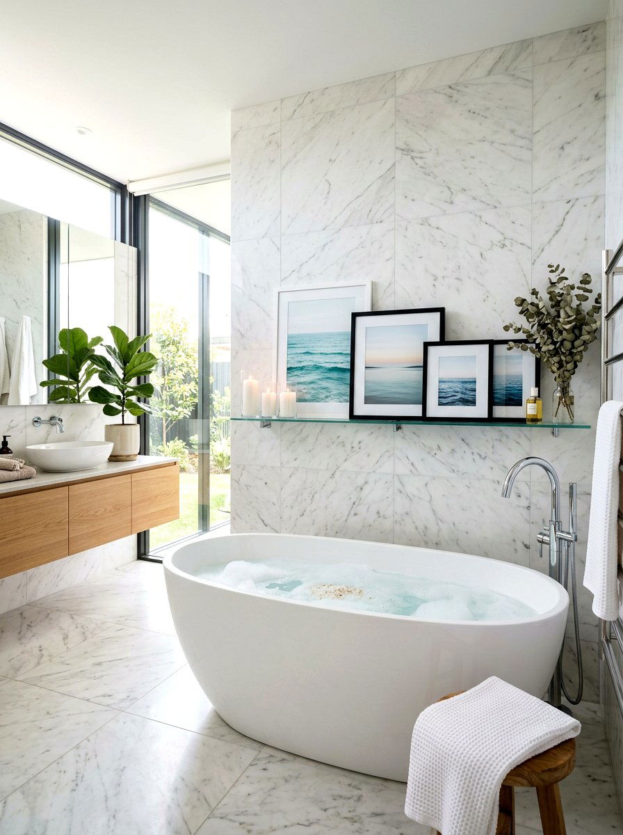 Bathroom Picture Ledge - 30 gallery ledge wall ideas