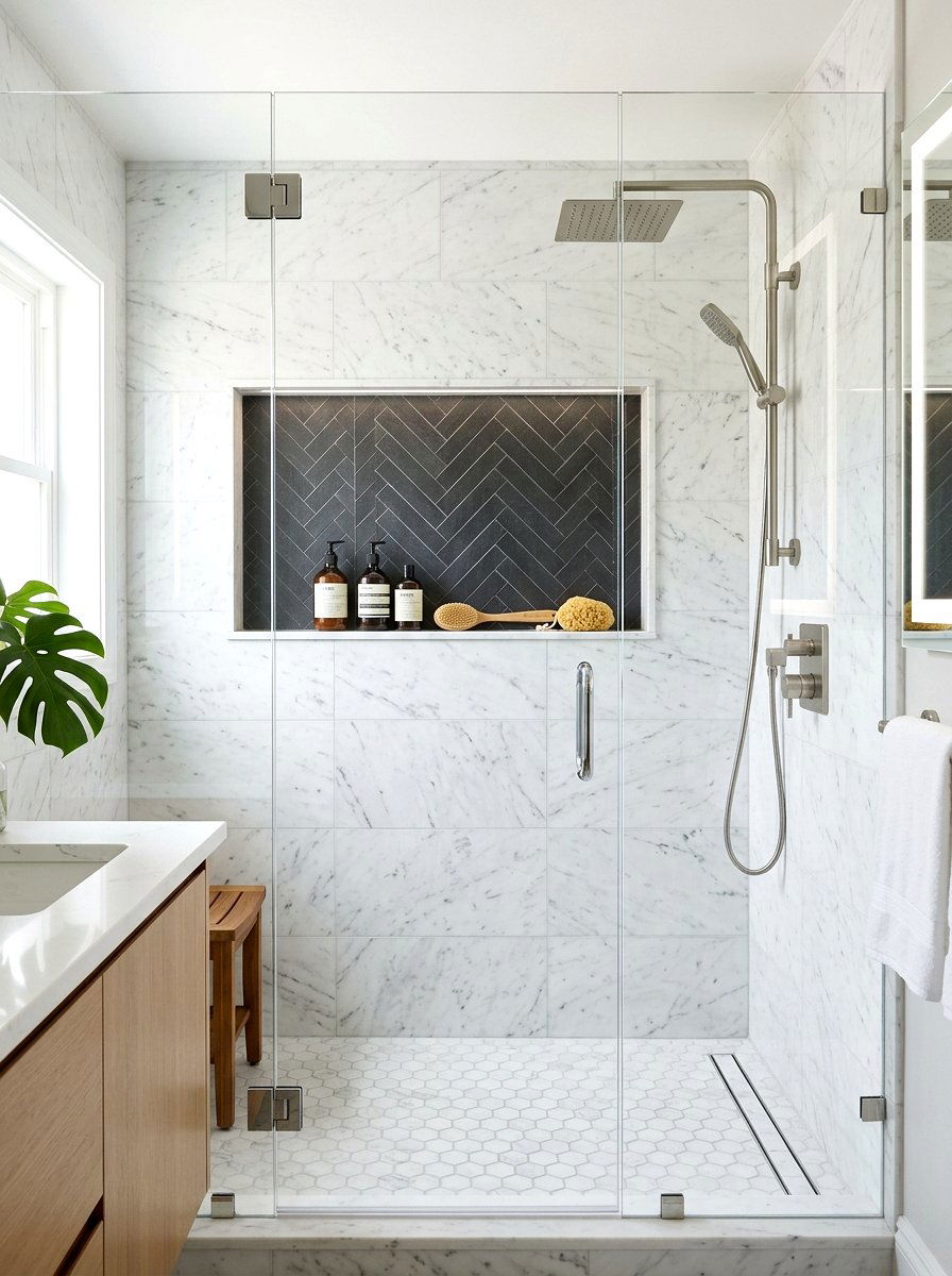 Bathroom Shower Niche - 30 wall niche ideas