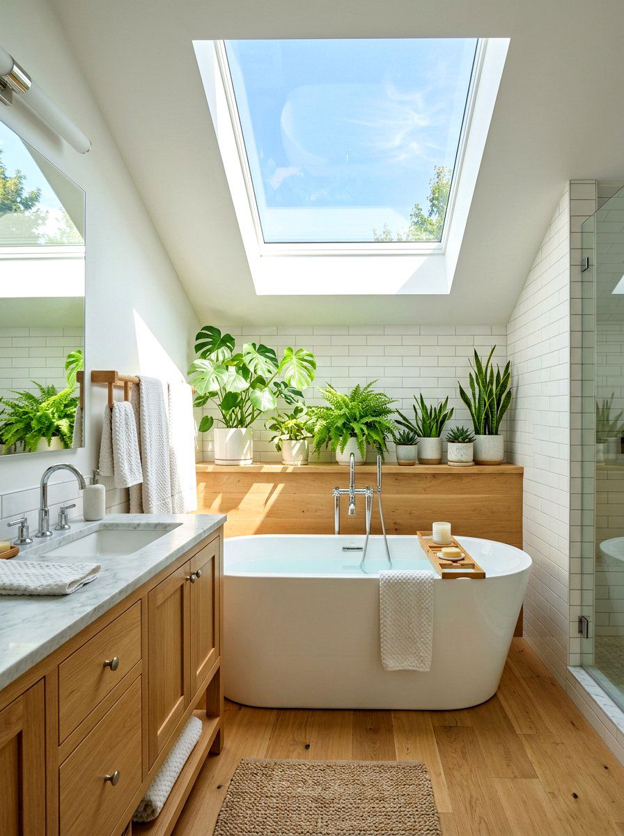Bathroom Skylight - 30 boutique hotel bathroom ideas