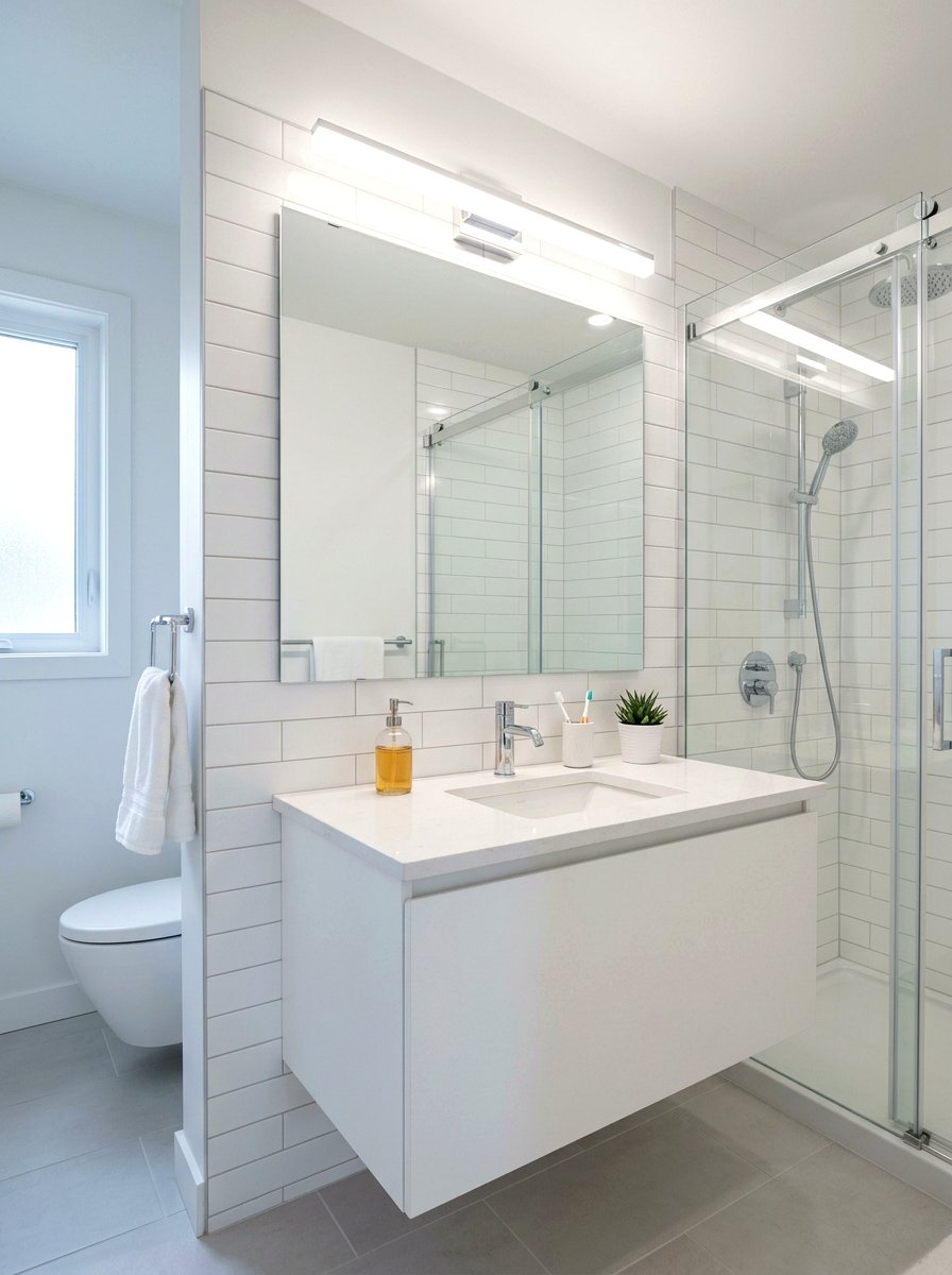 Bathroom Vanity Bar Light - 30 no overhead light apartment ideas