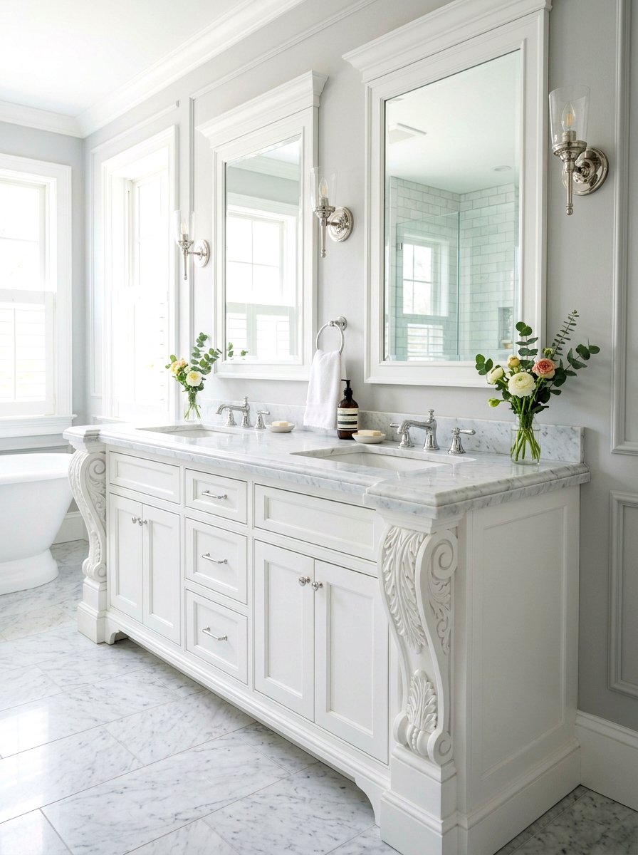Bathroom Vanity Corbel - 30 decorative corbel ideas