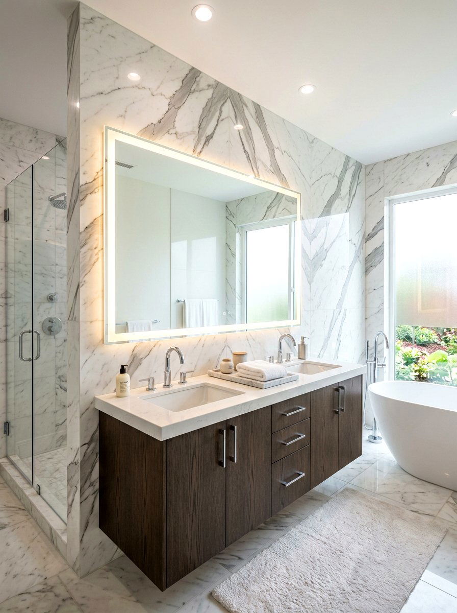 Bathroom Vanity Dimmable Mirror - 30 dimmable lighting ideas