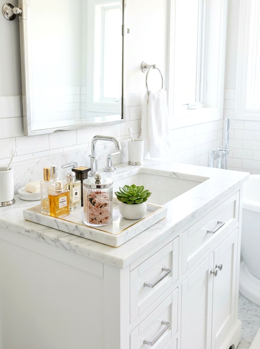 Bathroom Vanity Tray - 30 decorative object styling ideas