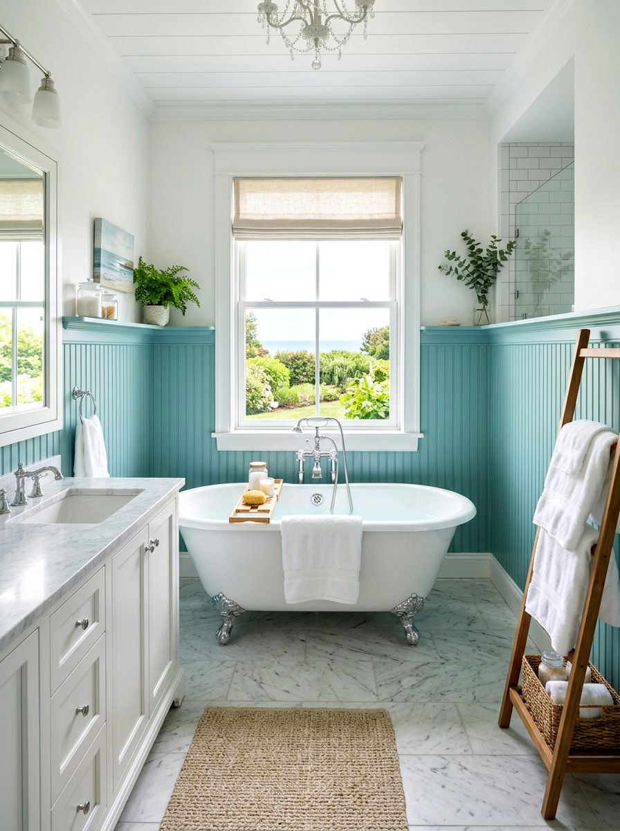 Bathroom Wainscoting - 30 wainscoting ideas