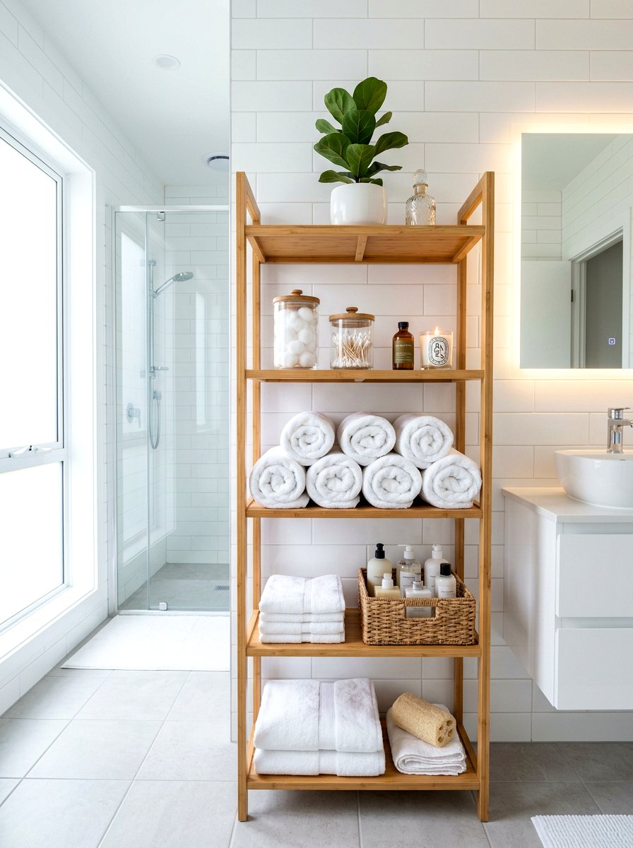 Bathroom Wall Shelves - 30 shelf styling ideas