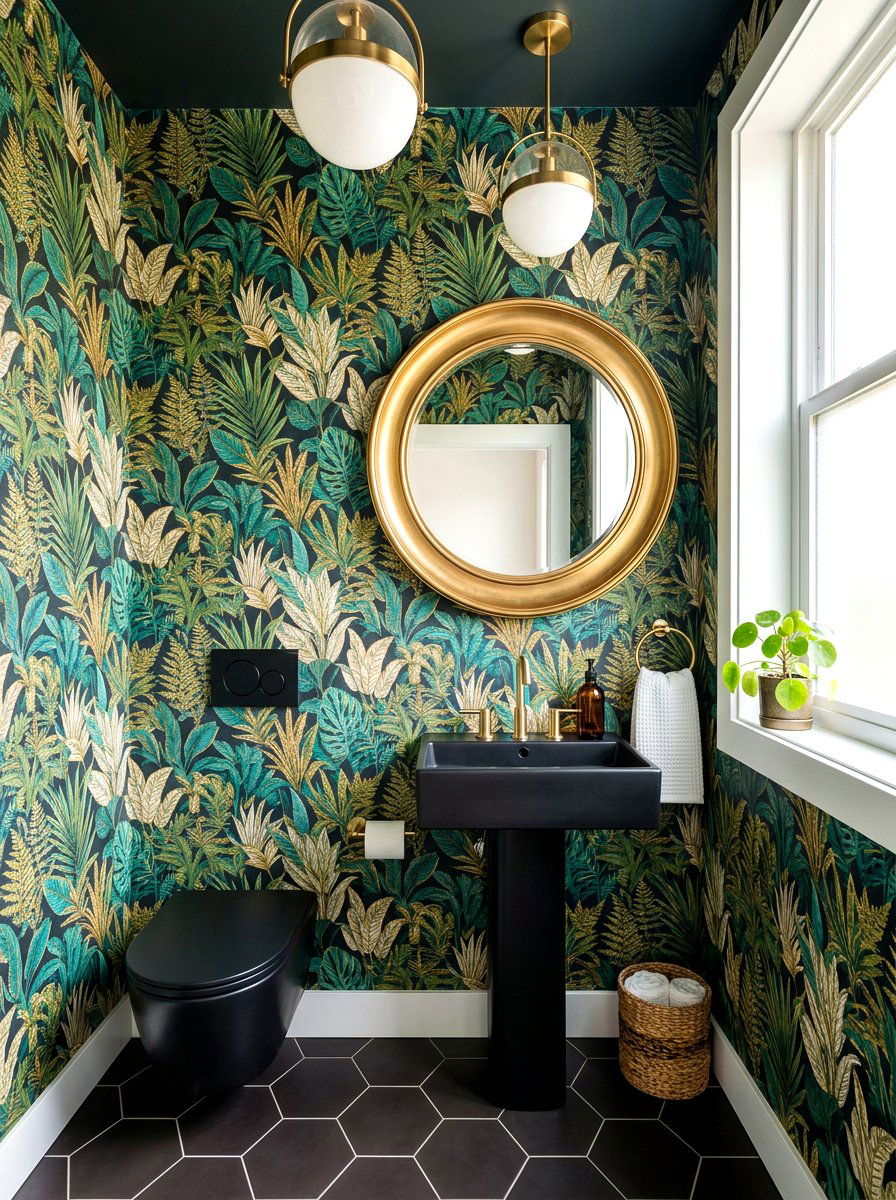 Bathroom Wallpaper - 30 modern bathroom ideas