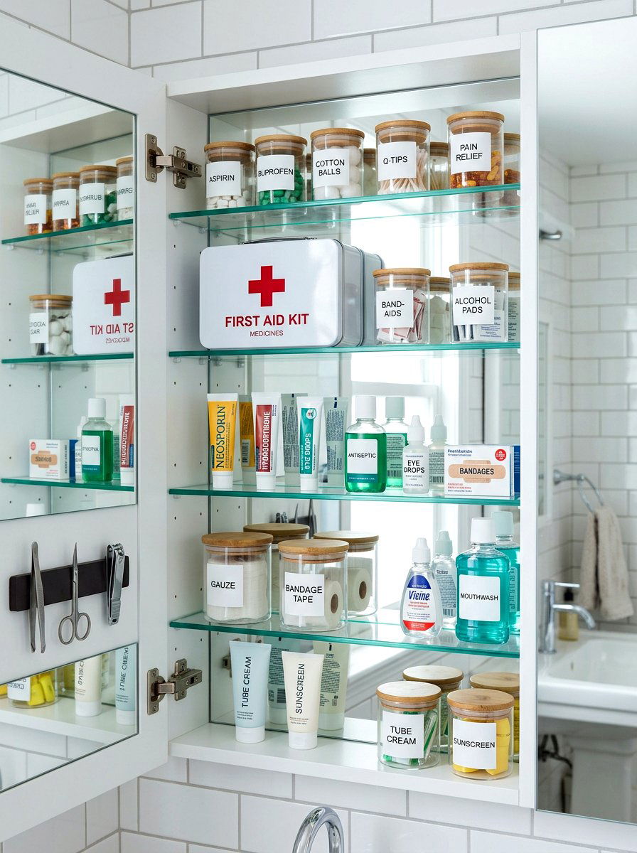 Bathroom medicine cabinet organization - 30 organizing bathroom cabinets ideas