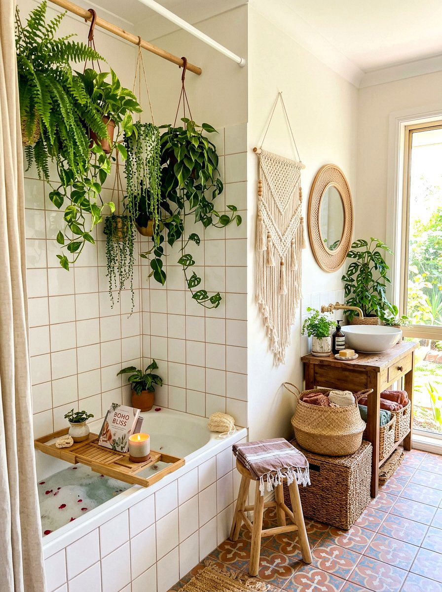 Bathroom plants decor ideas - 30 alcove tub styling ideas