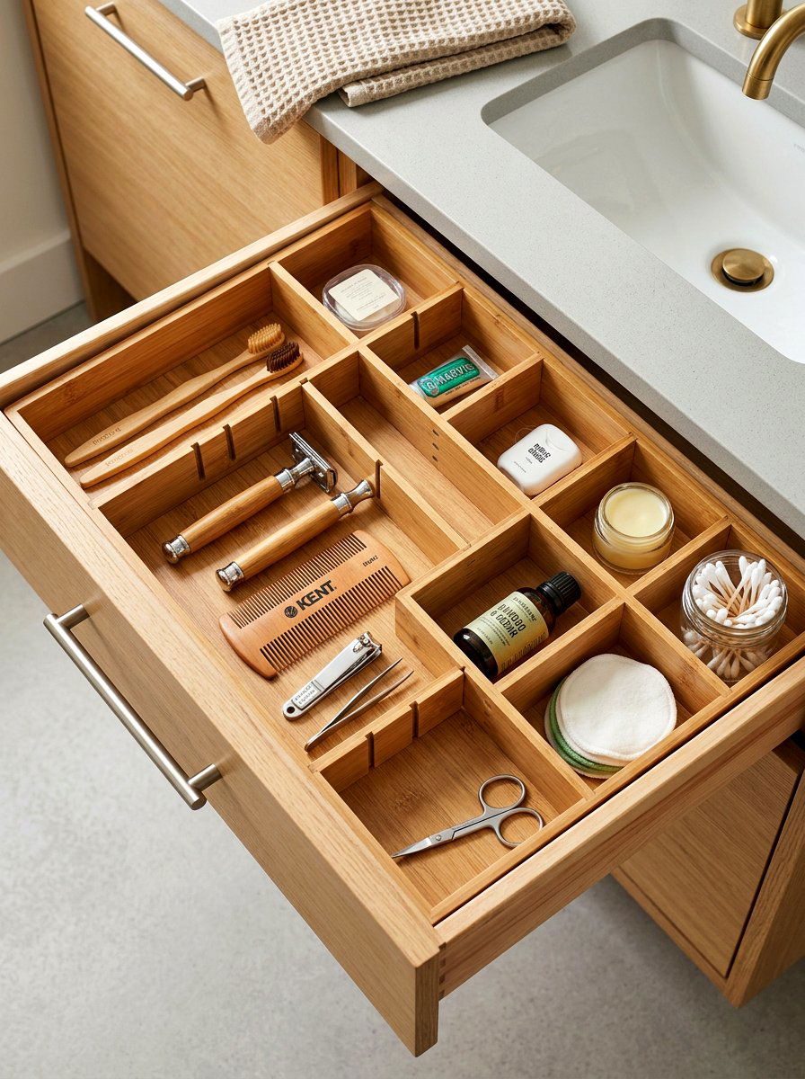 Bathroom vanity drawer dividers - 30 organizing bathroom cabinets ideas