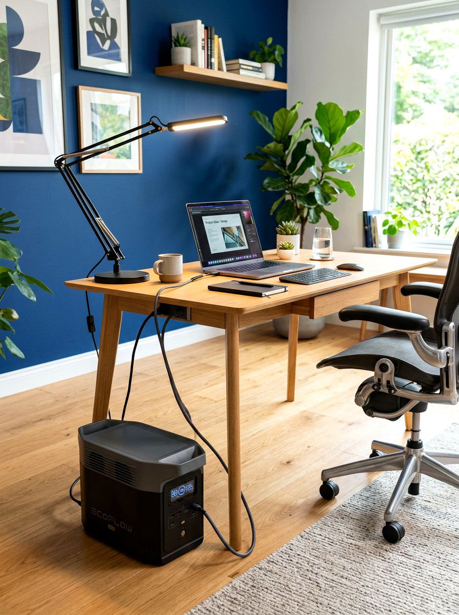 Battery Backup Power Station - 30 energy efficient home office ideas