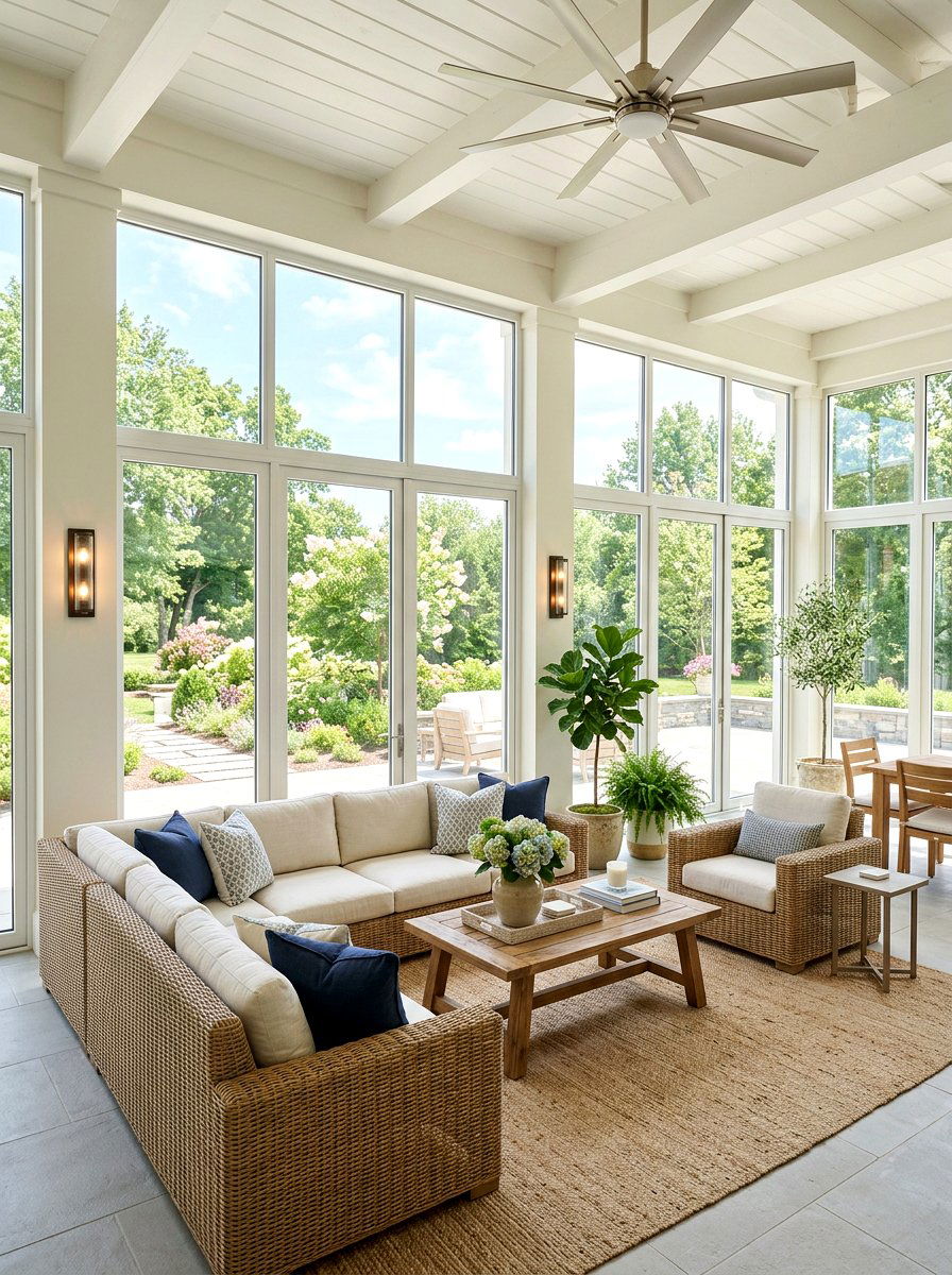Battery Operated Sconce - 30 sunroom lighting ideas