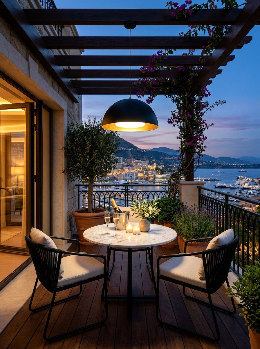 Battery Powered Pendant Lights - 30 apartment patio lighting ideas