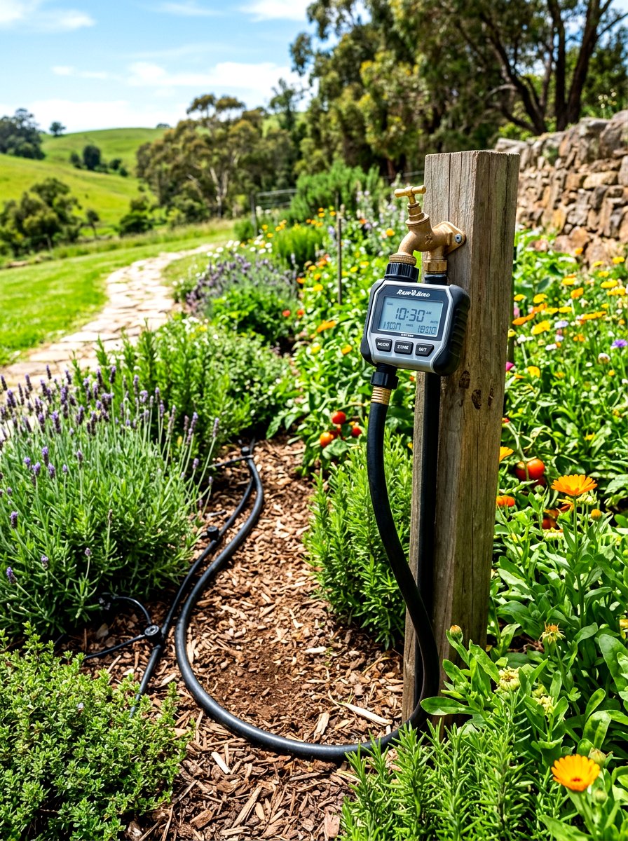 Battery operated valve - 30 raised bed irrigation ideas