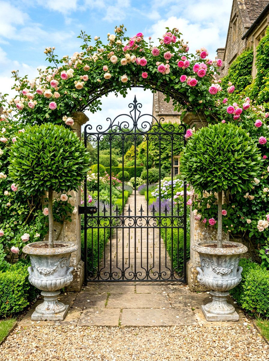 Bay Laurel Topiary - 30 sensory herb garden ideas