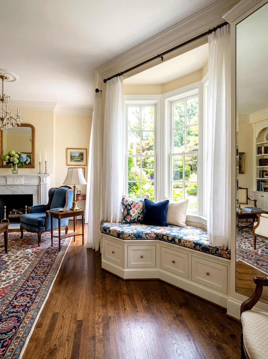Bay Window Bench With Cabinets - 30 storage bench window seat ideas