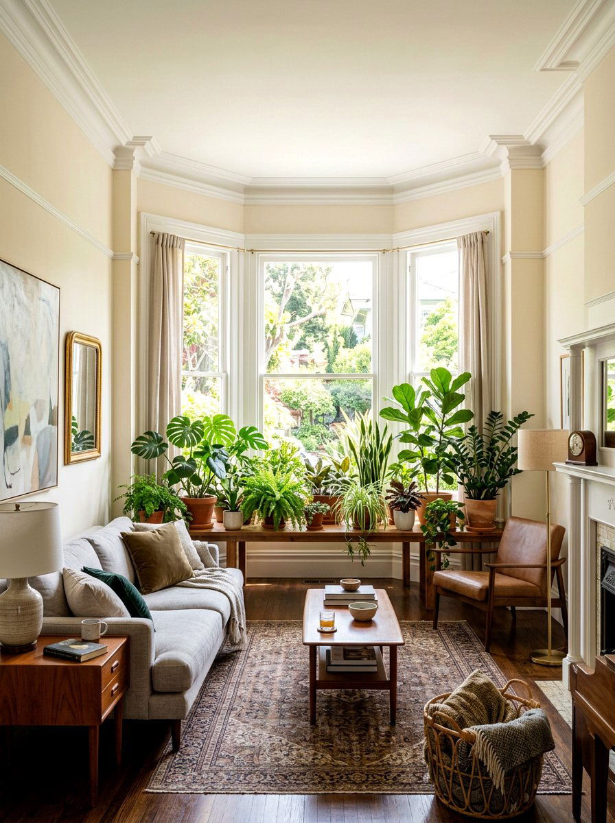 Bay Window Plant Shelf - 30 plant shelf window ideas