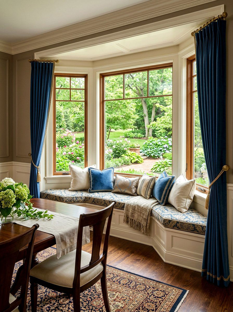 Bay Window Seating - 30 collected traditional dining room ideas