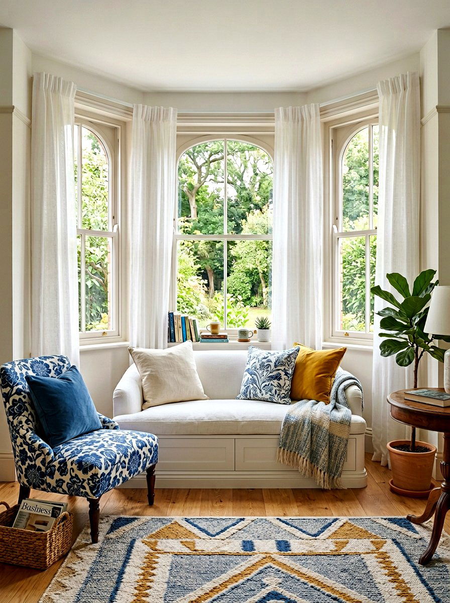 Bay Window Seating With Loveseat - 30 loveseat and chair layout ideas