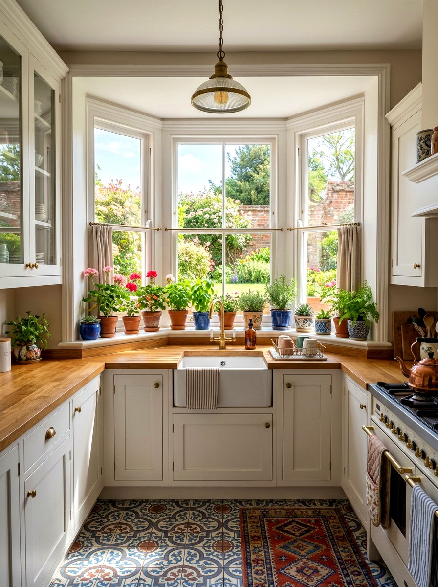 Bay window over sink - 30 sink window kitchen ideas