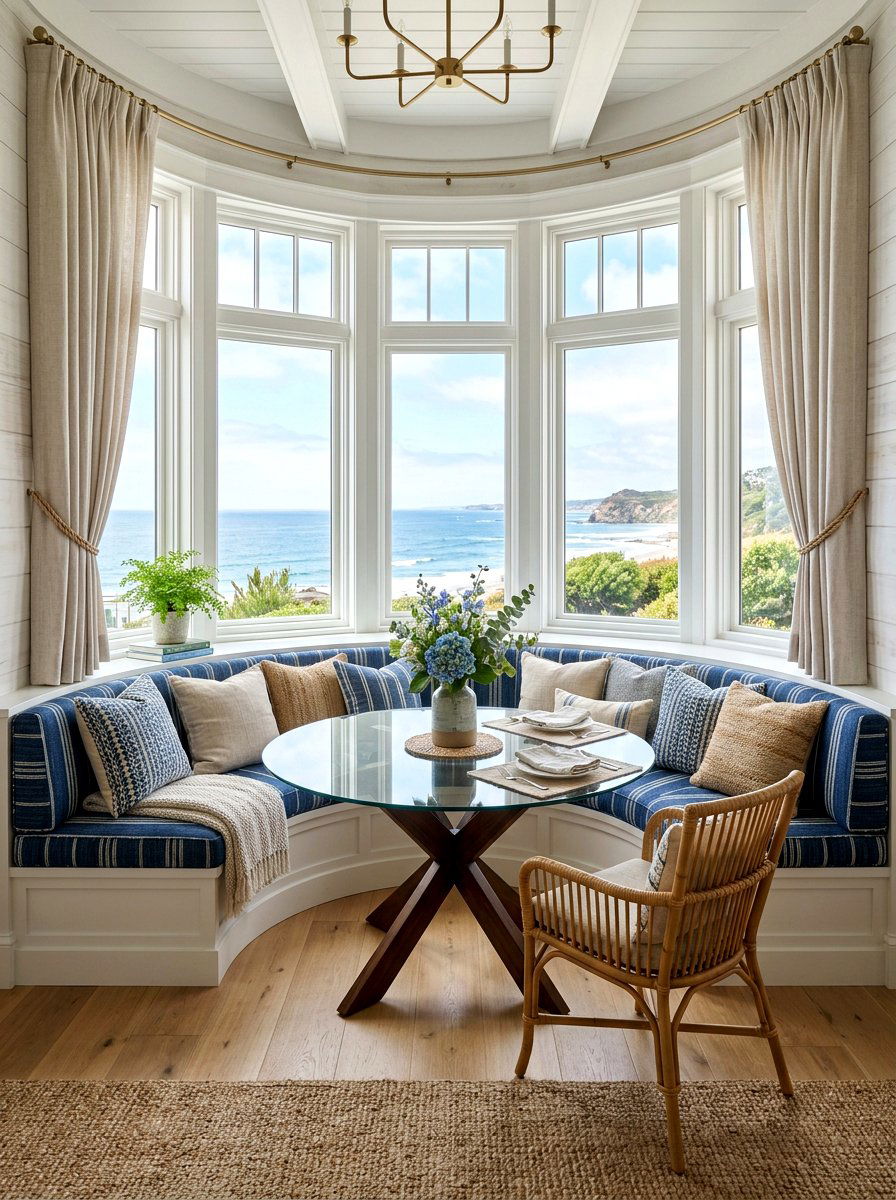 Bay window seating - 30 banquette seating ideas