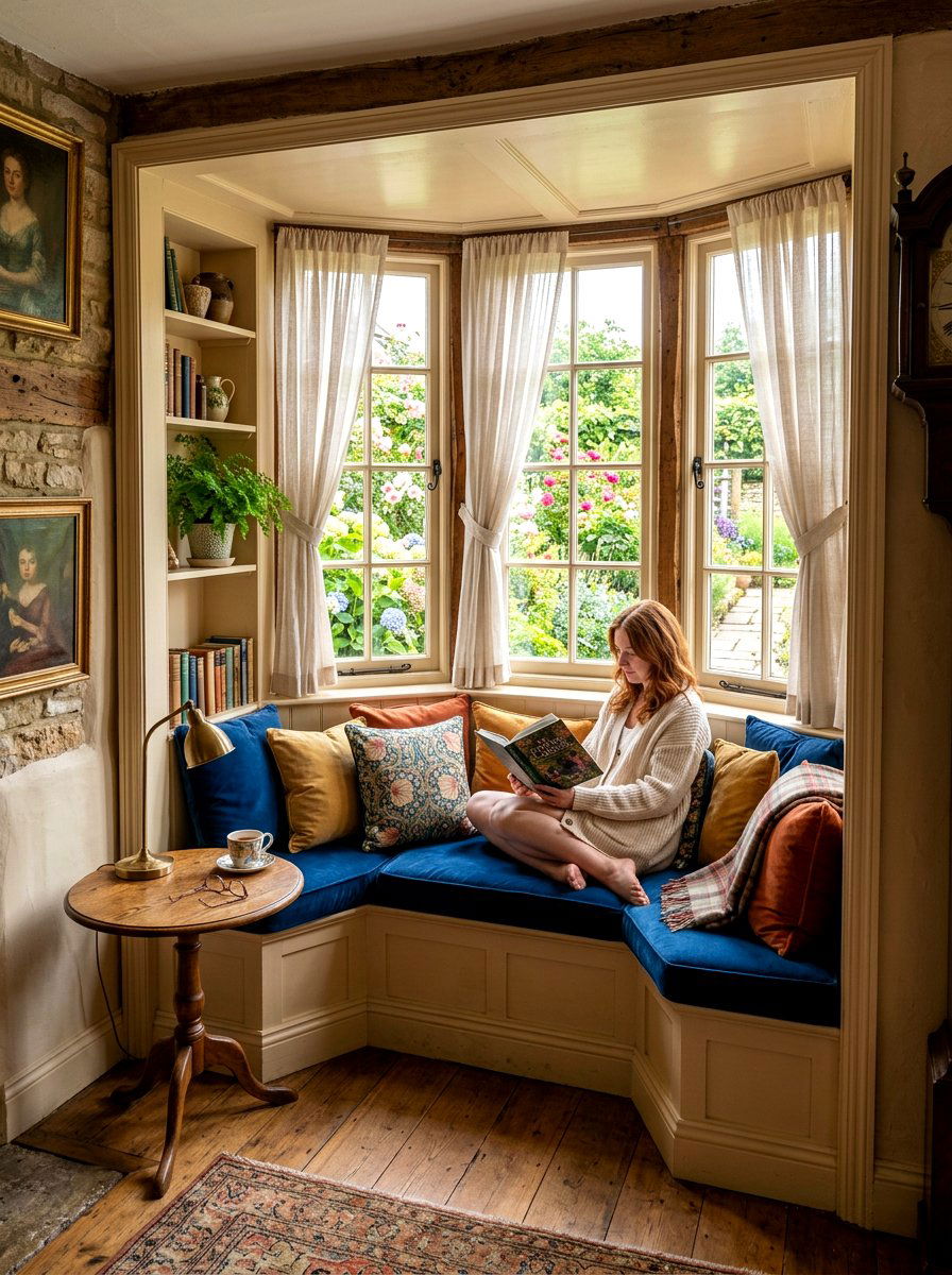 Bay window sheer curtains - 30 sheer curtain ideas