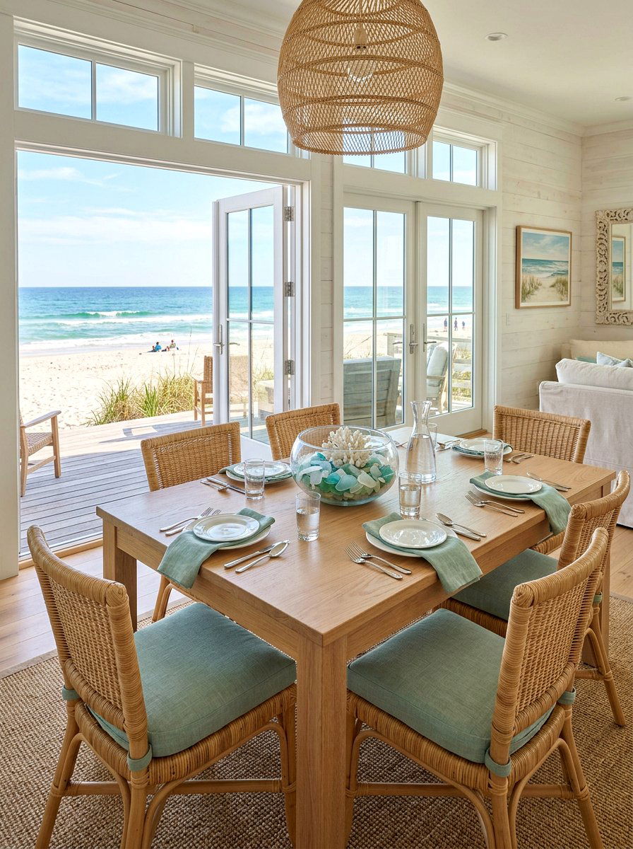 Beach House Table - 30 summer table setting ideas
