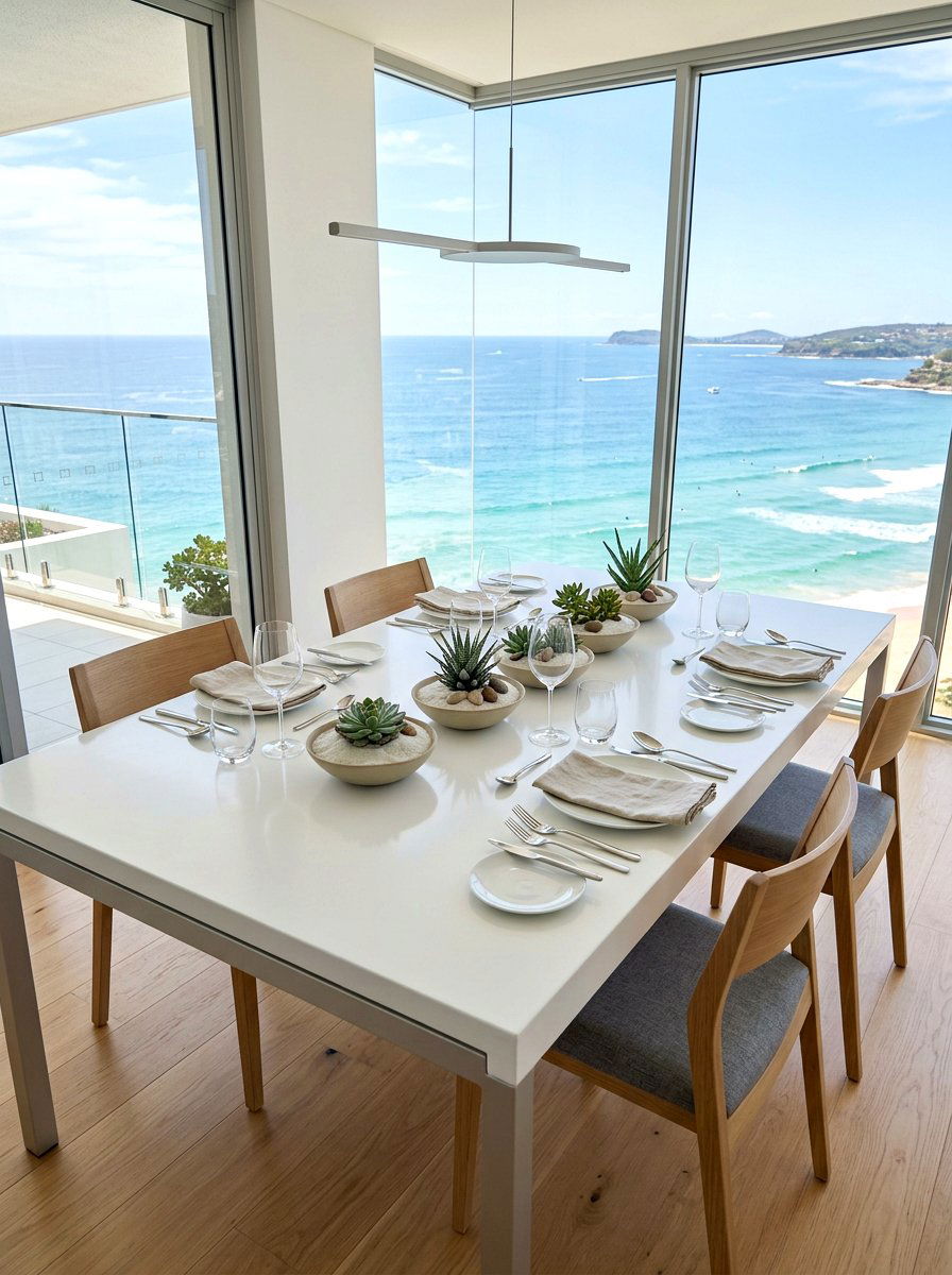 Beach Sand Succulent - 30 coastal table decor ideas