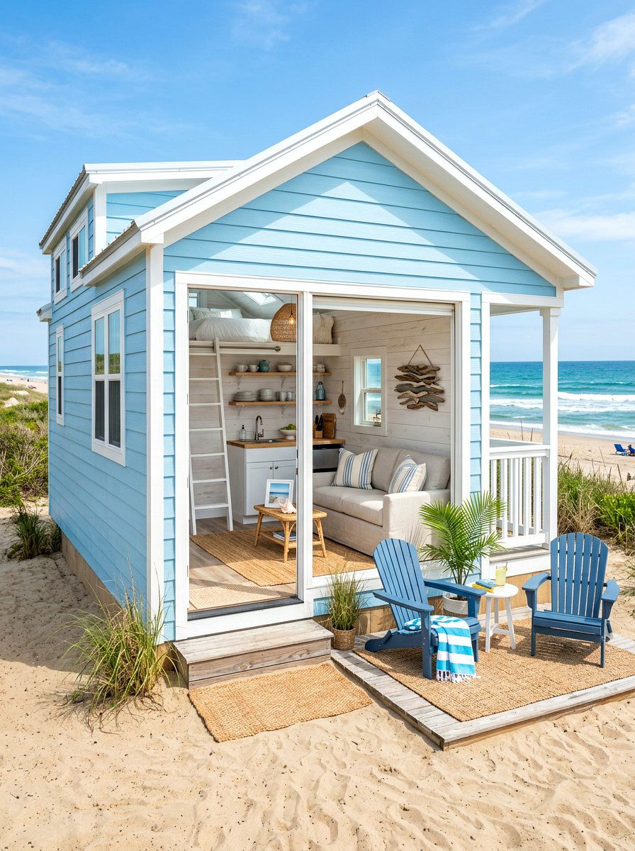 Beach tiny house - 30 tiny house ideas